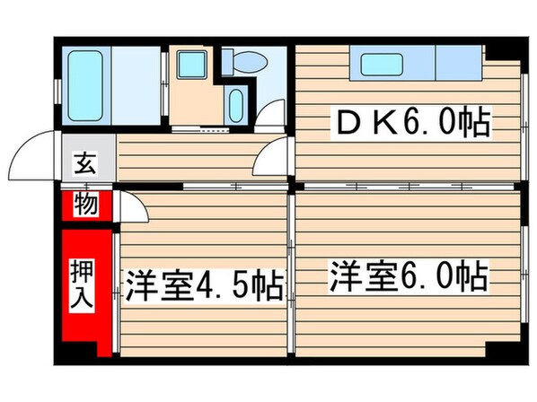 名豊第一ビルの物件間取画像